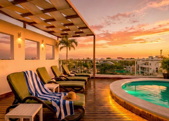 Quiet Mornings, 1br 2br Duplex, 3 Blue Flag Beaches 15 Min, Sleeps 2-8, Rooftop Pool, Full Induction Kitchen Wifi Ac Elevator, 5th Ave & Grocery 10 Min, Cenotes 20 Min, Ado Bus & Cozumel Ferry 20 Min, Free Street Parking *