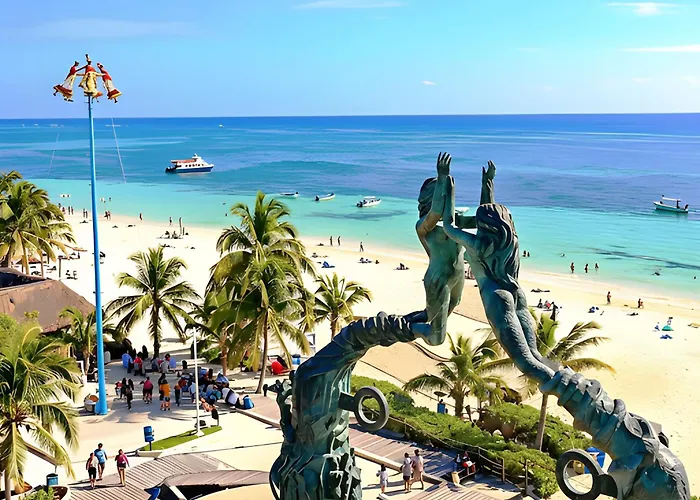 Rooftop Pool, Quiet Sunrises, 1Br 2Br Duplex Sleeps 2-8, 3 Blue Flag Beaches 15 Min, 5Th Ave 10 Min, Chedraui Grocery 15 Min, Cenotes 20 Min, Full Kitchen Fast Wifi Ac, Elevator Apartment *