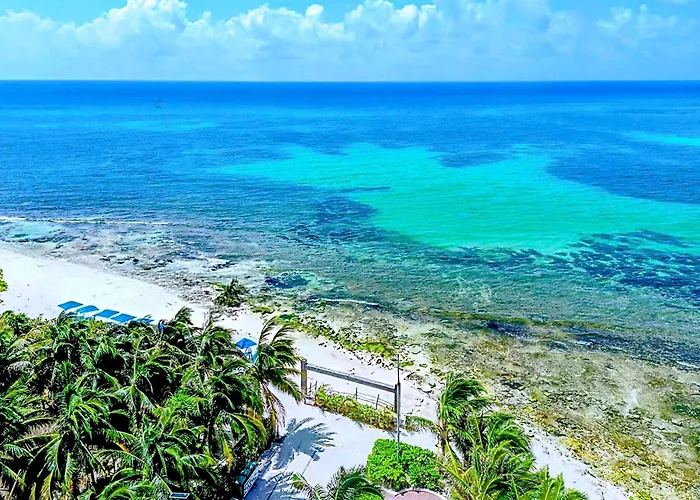 Apartment Rooftop Pool, Quiet Sunrises, 1Br 2Br Duplex Sleeps 2-8, 3 Blue Flag Beaches 15 Min, 5Th Ave 10 Min, Chedraui Grocery 15 Min, Cenotes 20 Min, Full Kitchen Fast Wifi Ac, Elevator